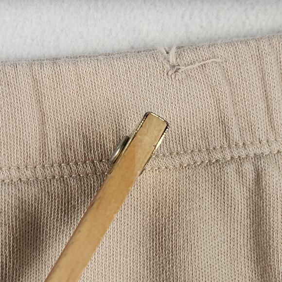 Eileen Fisher Organic Cotton French Terry A-Line Skirt Women’s XL Tan Stretch - Picture 12 of 13